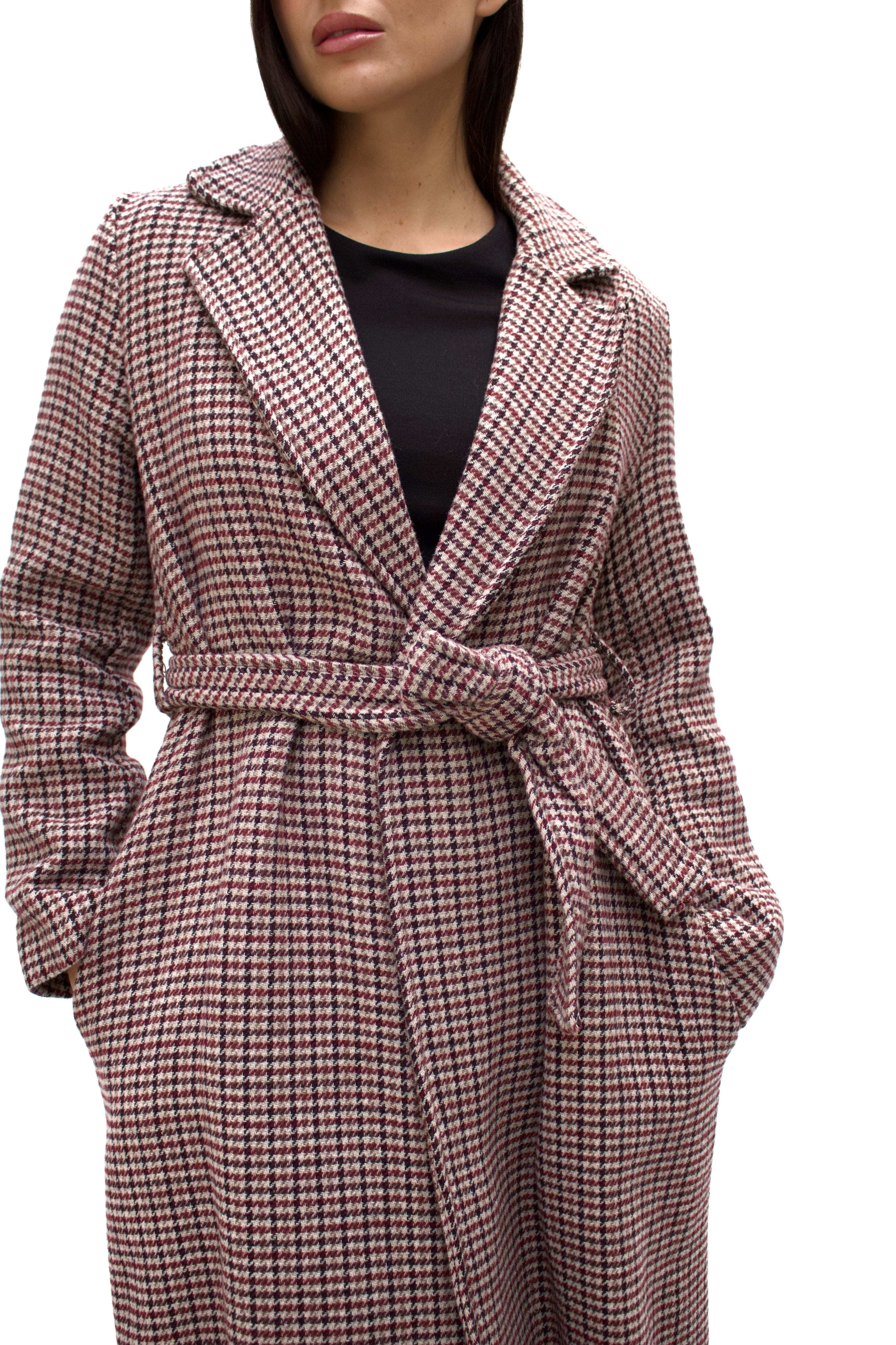 Cappotto modello accapatoio