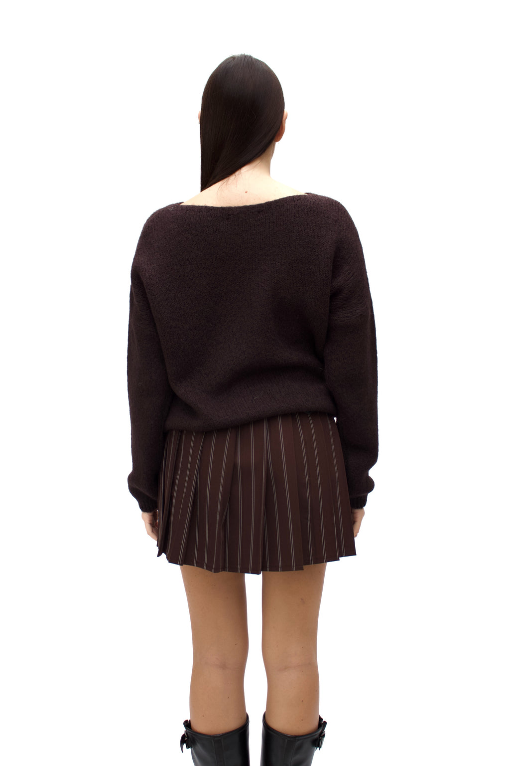 Maglia scollo a barca