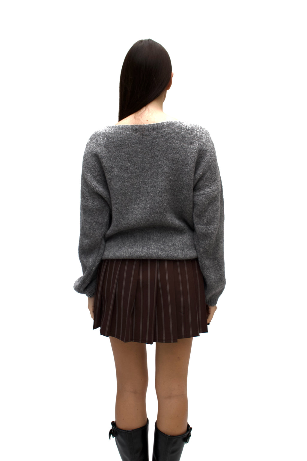 Maglia scollo a barca