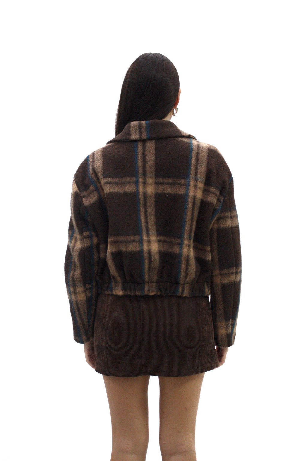 Giubbotto in lana cotta con bottoni