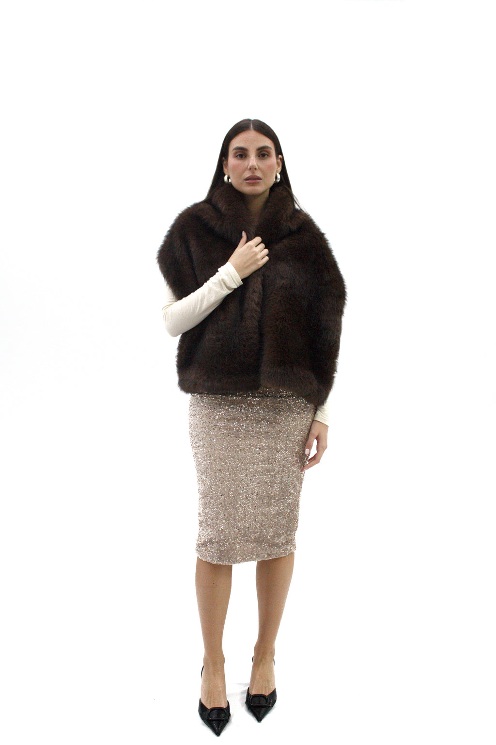 Longuette paillettes