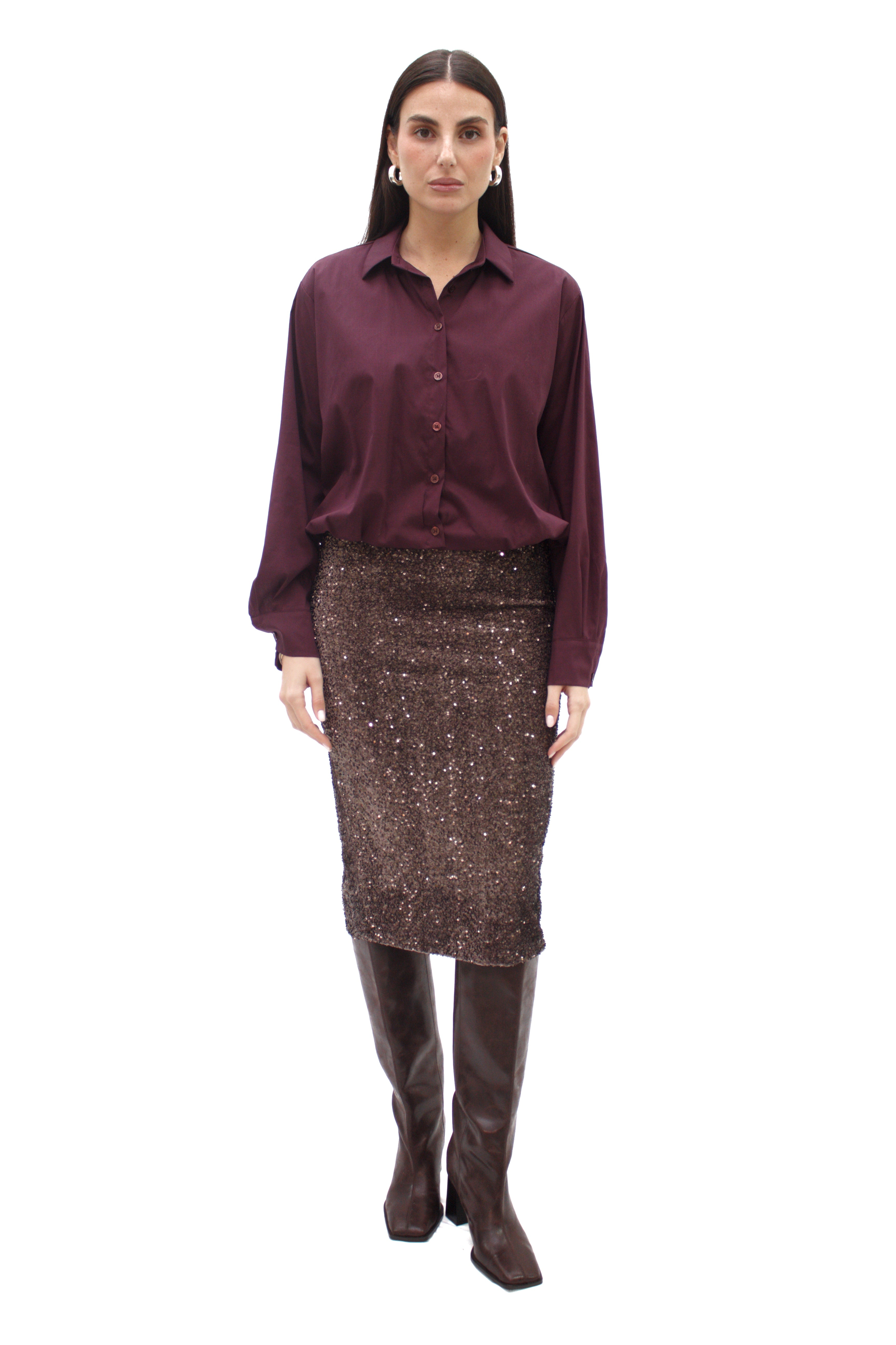 Longuette paillettes