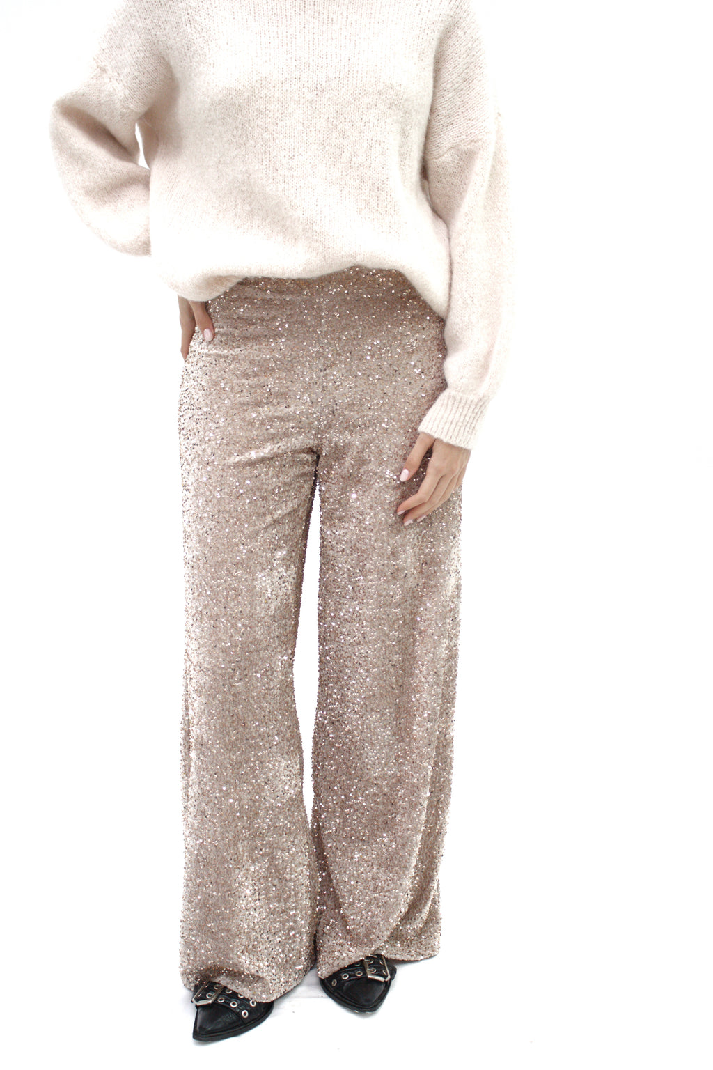 Pantapalazzo in paillettes