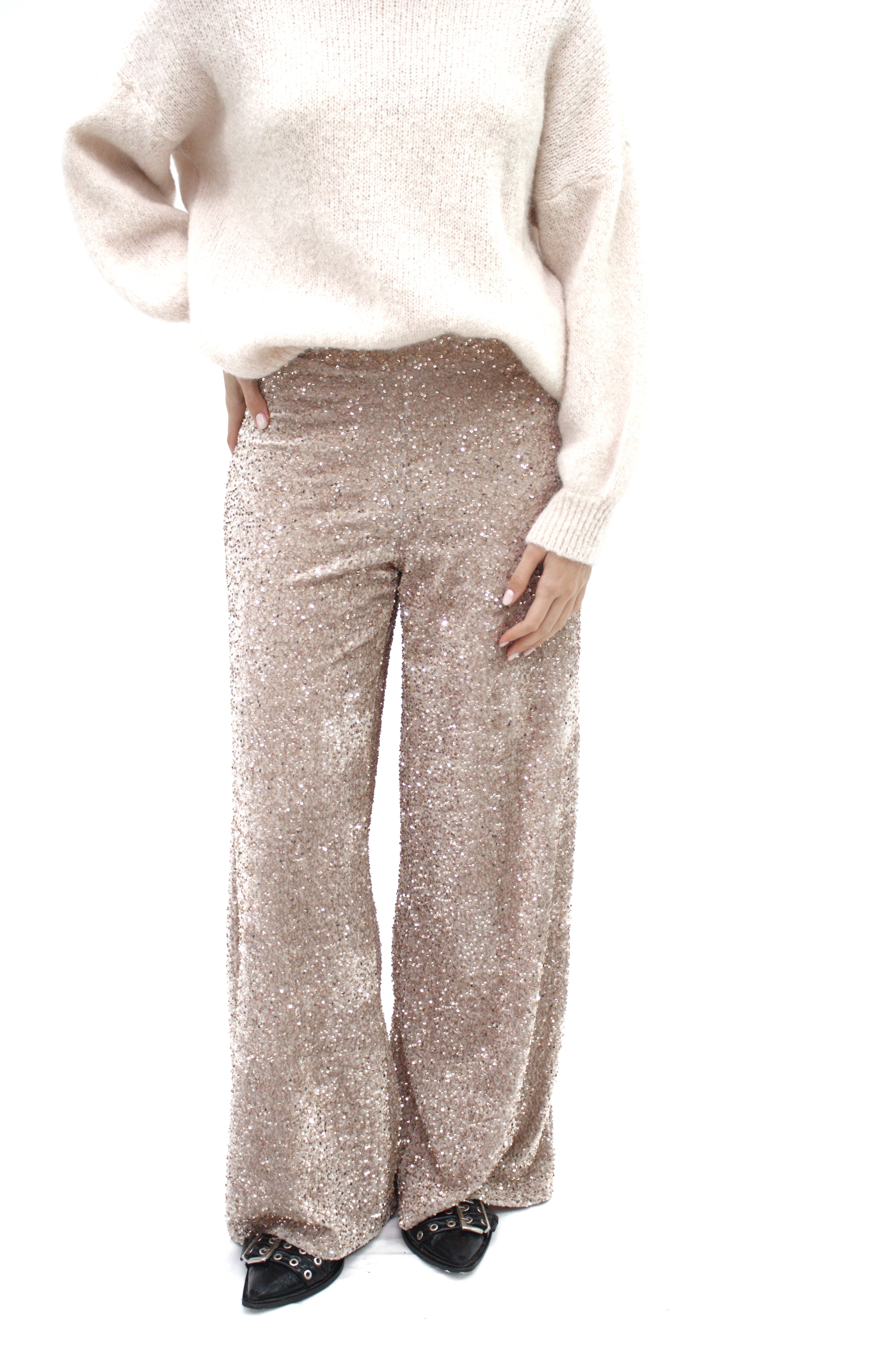 Pantapalazzo in paillettes