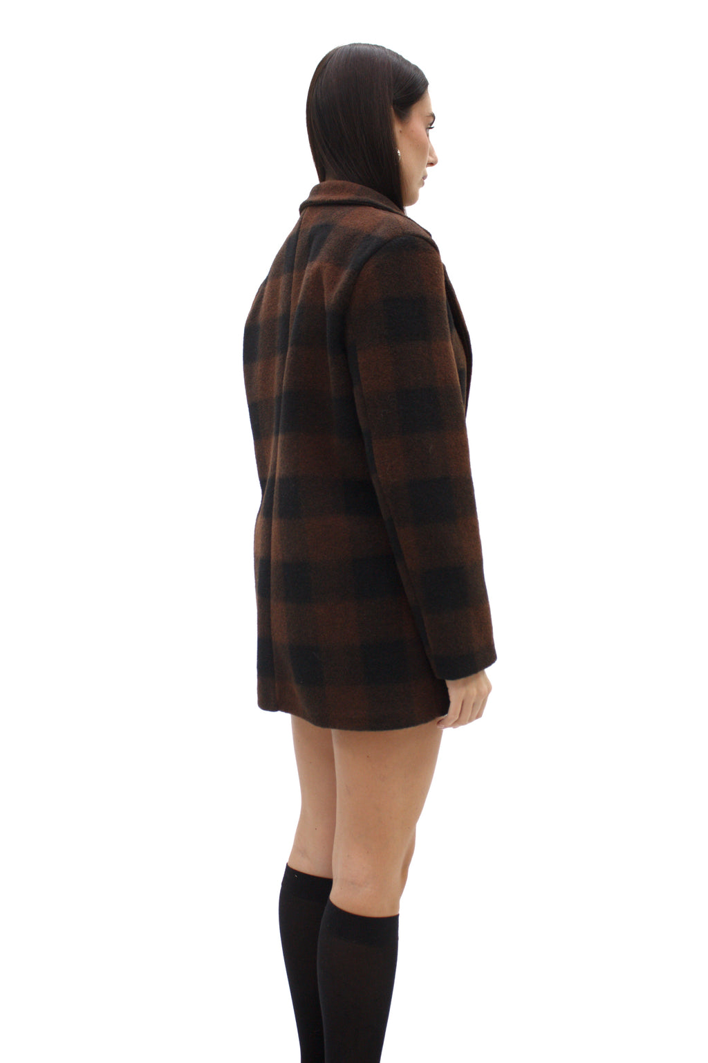 Blazer in lana cotta