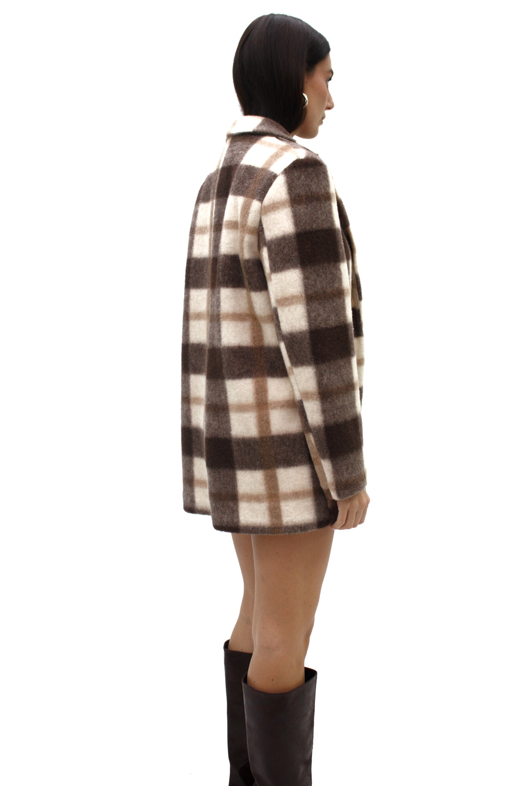 Blazer in lana cotta