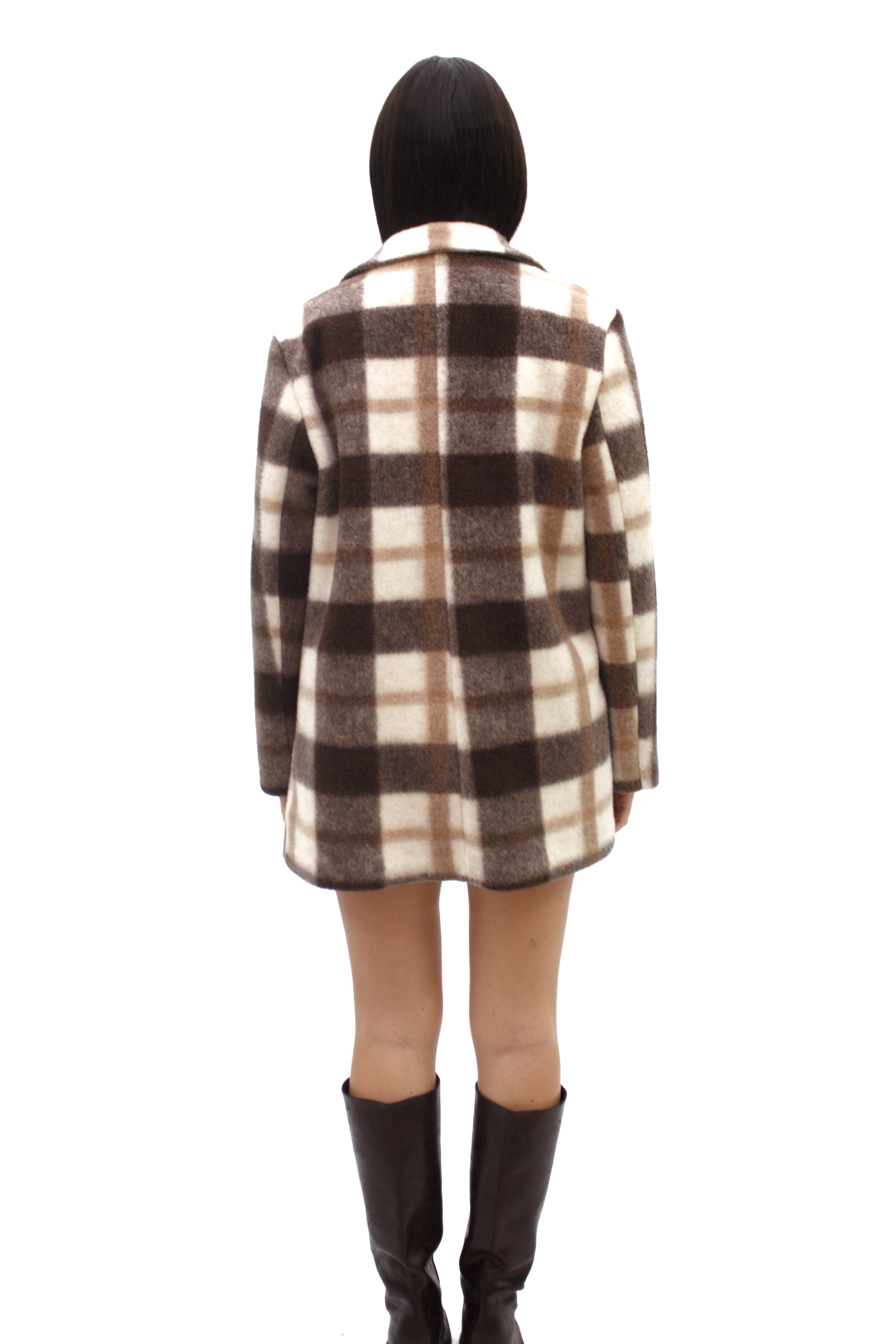 Blazer in lana cotta